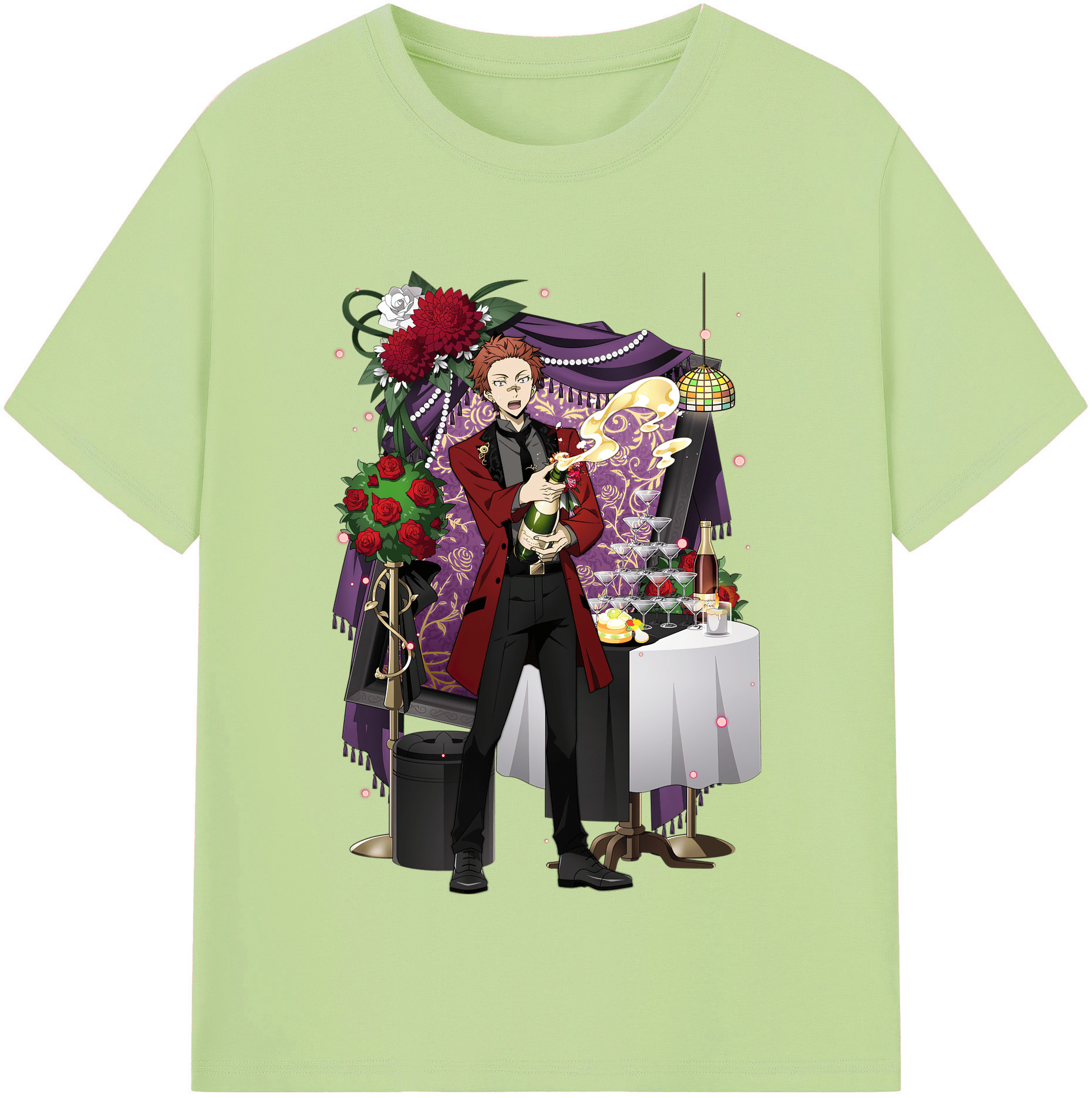 （画像用） 文豪ストレイドッグス Bungo Stray Dogs 綿100％半袖Tシャツ（フロントプリント）